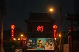风吹过麦田的黄昏远景，电影《南风过境》剧照